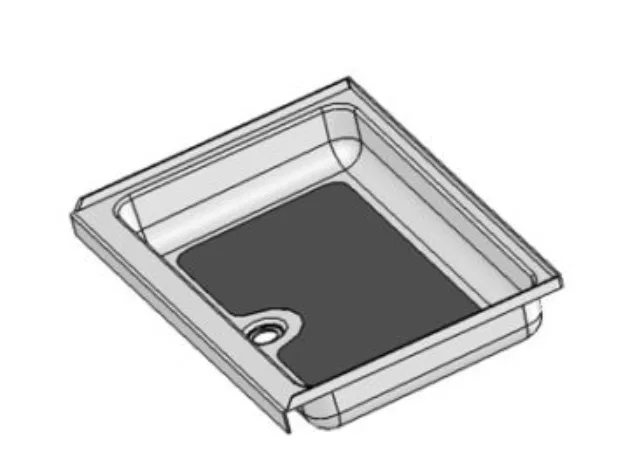 SP2438WC – S.RECREATION Shower Pan, 24 Inch x 38 Inch x 5.78 Inch Center Drain White High Impact ABS